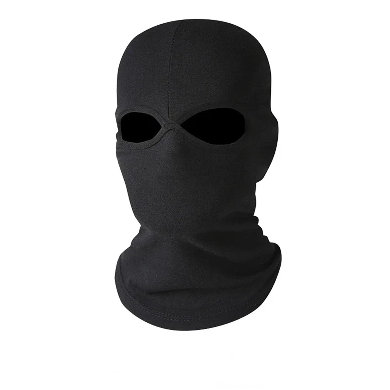2Pcs Ski Mask Full Face Cover Hat Winter Ski Cycling Hat Sun Protection Scarf Outdoor Sports Warm Face Masks(Black 2)