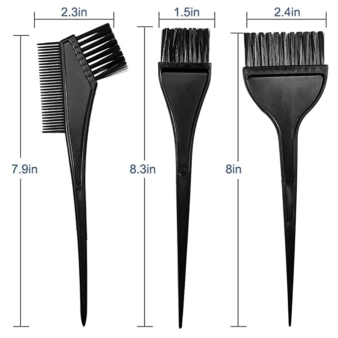Professional Use Hair Coloring Dyeing Kit Brush with Curved Dish   Black Hair Colour Applicator Kit, Tinting Curved Dish   and Brushes, - Image 3 thumbnail