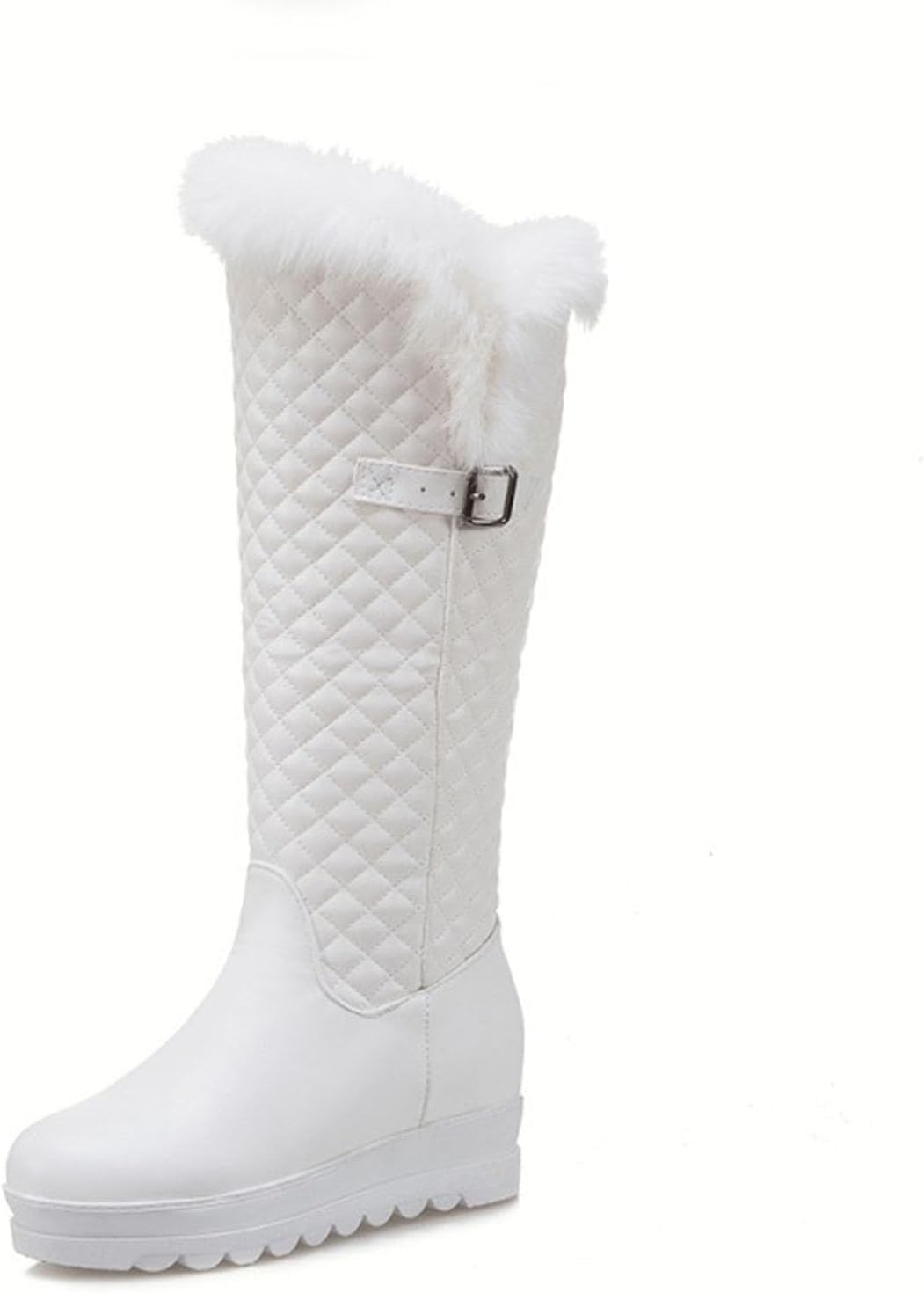 Bottes de neige pour femmes bottes hautes imperméables et chaudes en coton