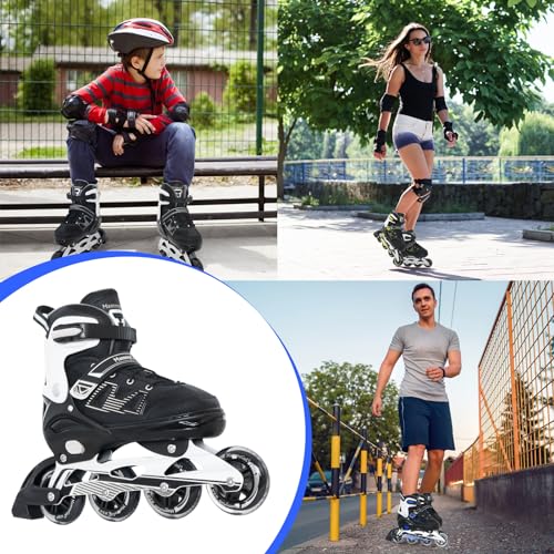 Mammygol Adult Inline Skates For Men Women, Roller Skates With Carbon Steel Bearings thumb #5