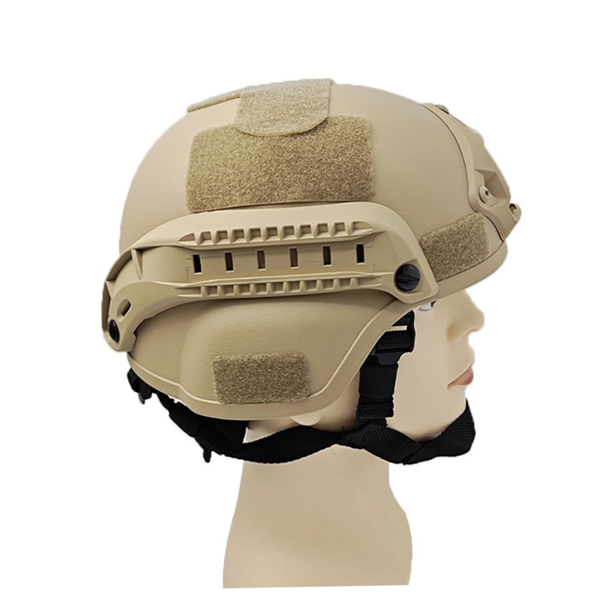 Casque Tactique Airsoft - Réglable 56-60cm - ABS Et Mousse - Rails Pour Accessoires - Pour Paintball/Chasse