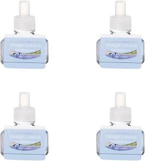 Yankee Candle Beach Walk Electric Home Fragrance Scent Plug Refill (Pack of 4)