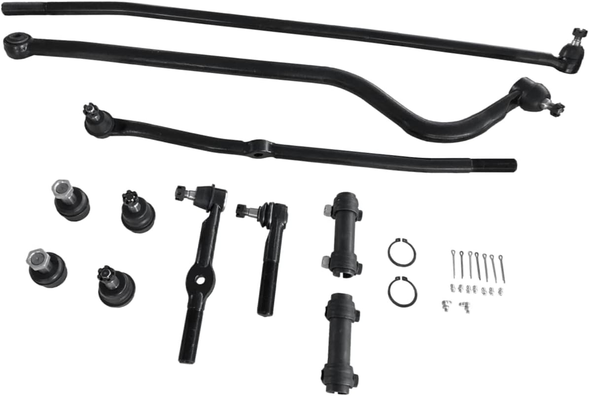 11pc Complete Front Ball Joint Tie Rod End Tie Rod