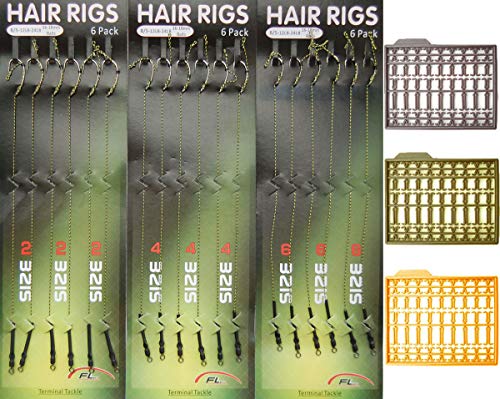 JSHANMEI Carp Fishing Hair Rigs Boilie Rig Carp Line Leader with Boilie Rig