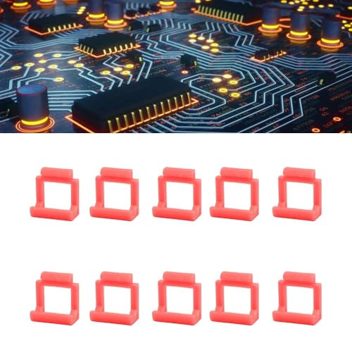Retenedores PCIe para tarjetas riser, pack 10 piezas Rojo miniatura 6