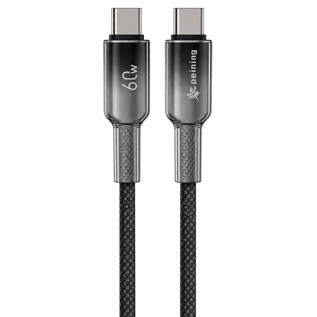 Cabo USB C 60W 1.8m Carregamento Rápido Turbo Alta Durabilidade Dados Rápidos Compatível com Smartphones e Notebook