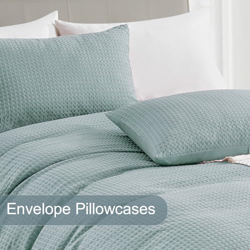 Parure de lit en microfibre respirante avec fermeture éclair bleu