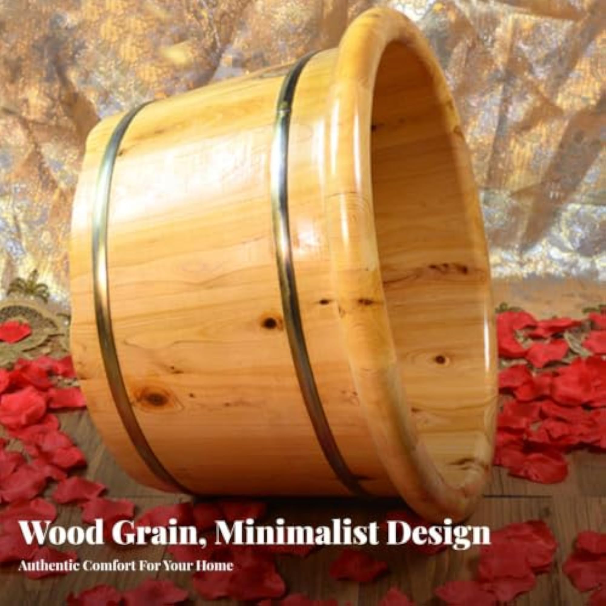 Wooden Foot Soaking Basin Good Heat Preservation