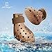 Hundeschuhe Pfotenschutz Outdoor – Hundeschuhe Wasserdicht, einfach an- und auszuziehen, atmungsaktiv, rutschfest, leicht zu reinigende Hundestiefel für Sommer Hitze und Winter Schnee (braun, S)