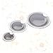 Mipcase 3sets Essential Bathroom Kitchen Tool Stainless Steel Drain Filter Net Hair Catcher Durable Easy to Use 3pcs*3