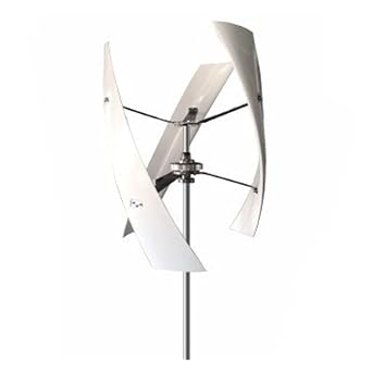 1kw 1.5kw 2kw 3 Blades Energy Vertical Axis Wind Turbine Generator Homeuse Windmill Low RPM Wide ApplicationsWind Turbine Only,1500W