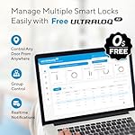 ULTRALOQ U-Bolt Pro WiFi Smart Lock with Door Sensor, 8-in-1 Keyless Entry Door Lock with Fingerprint ID, App Remote Control, Built-in WiFi Keypad Deadbolt, Auto Unlock, IP65 Waterproof, Easy Install - Image 5