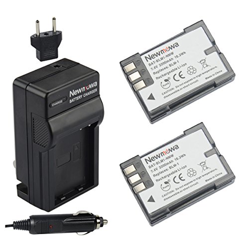 Newmowa BLM-1 Replacement Battery (2-Pack) and Charger kit for Olympus EVOLT E-300 E-330 E-500 E-510 C-5060 C-7070 C-8080 E-1 E-3 E-30 E-520 as BLM-1 Newmowa BLM-1 Replacement Battery (2-Pack) and Charger kit for Olympus EVOLT E-300 E-330 E-500 E-510 C-5060 C-7070 C-8080 E-1 E-3 E-30 E-520 as BLM-1