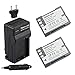 Newmowa BLM-1 Battery (2-Pack) and Charger kit for Olympus EVOLT E-300 E-330 E-500 E-510 C-5060 C-7070 C-8080 E-1 E-3 E-30 E-520 as BLM-1