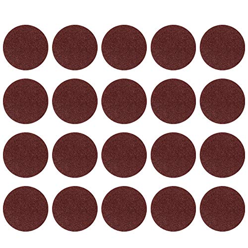 Utoolmart ディスクペーパー サンダー サンディングディスク サンドペーパー ダブルアクション マジック ペーパー 研磨 やすり 電動サンダー用 サンディングパット 木工用 ランダムアクションサンダー用 サンディング 研磨 サンダー用紙やすり丸型 #40 工木工生地研磨用 3インチ 外径 75mm 25枚