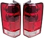 Brock Replacement Set Driver and Passenger Tail Lights Compatible with 2007-2011 Nitro 55157151AG 55157150AC