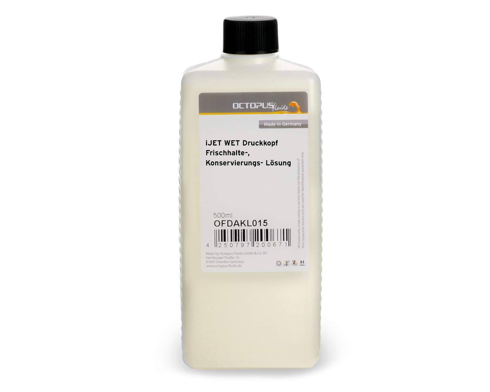 Testina di stampa iJET WET Mantenimento della freschezza, soluzione di conservazione (500ml)