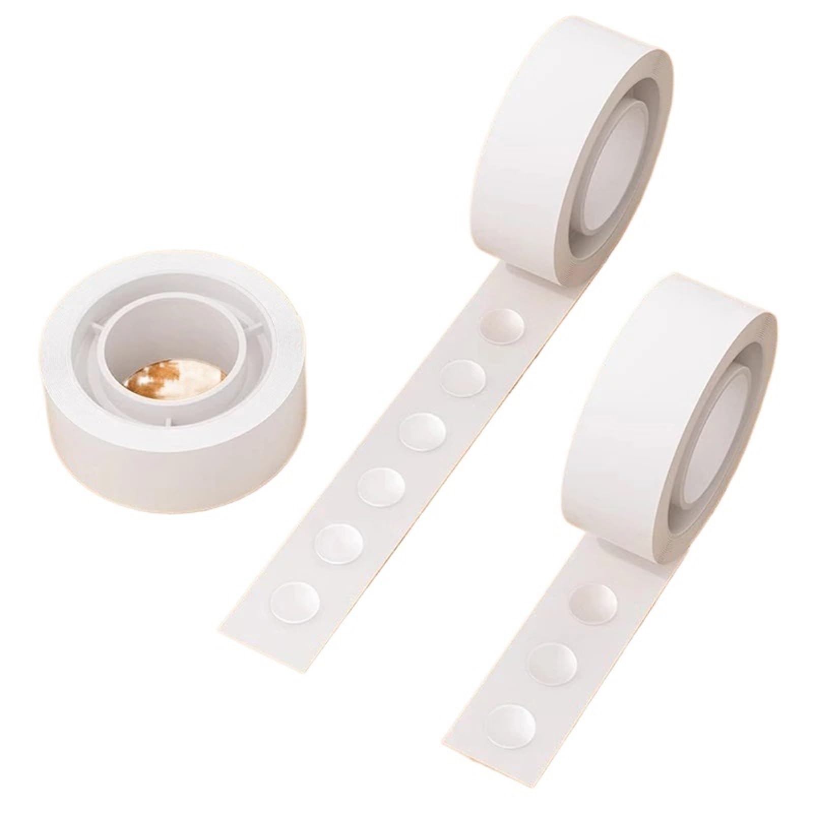 100 Stück/Rolle Punkte Punkte doppelseitiger klarer Aufkleber Ballon Kleber Punktkleber for Geburtstag Hochzeit Party Dekor