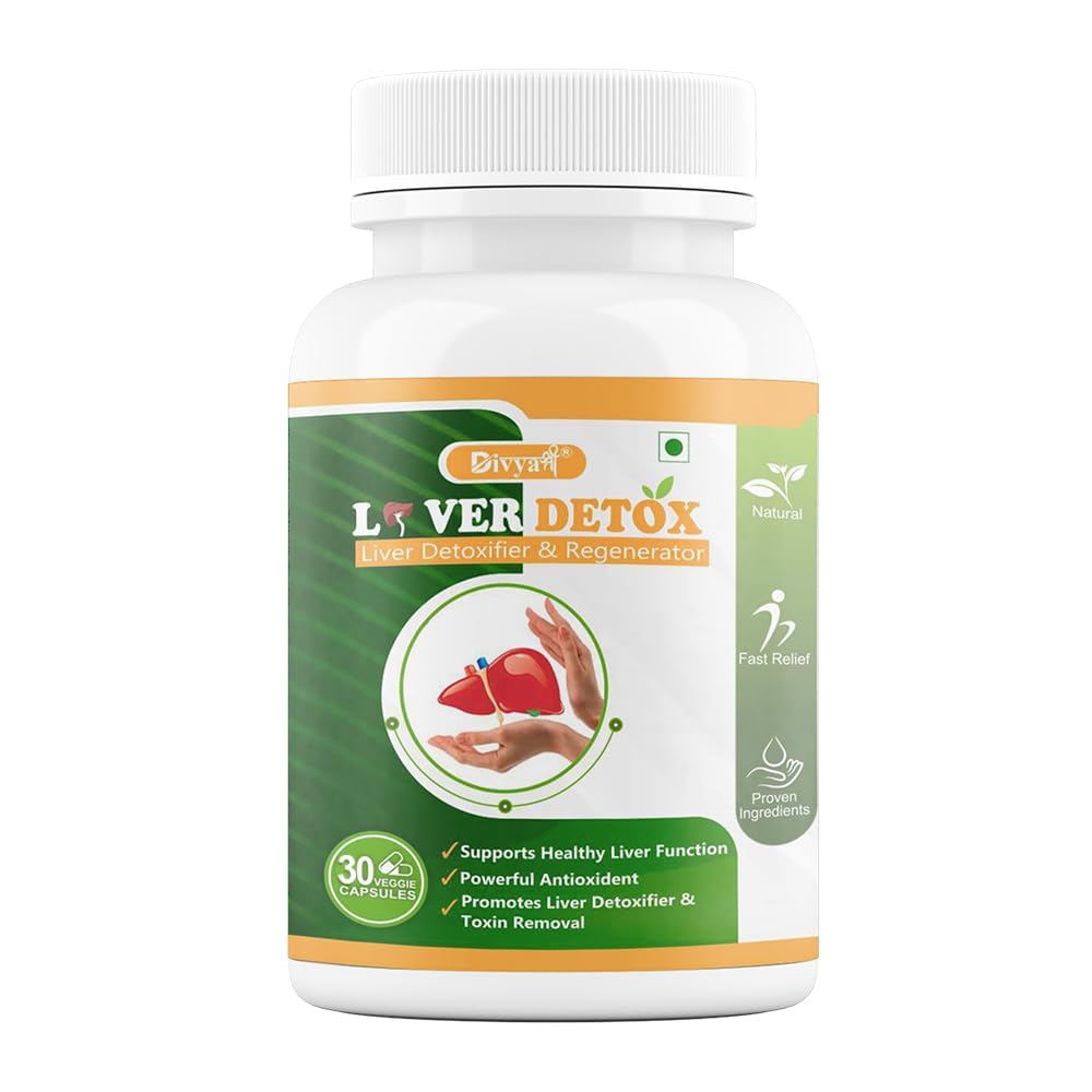 Divya Shree Liver Detox Capsules | Natural Liver Cleanse & Wellness Support | Antioxidant Supplement-image-13