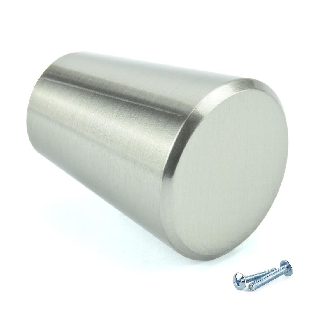 M4TEC Stainless Steel Door Knobs for Kitchen Cabinets, Cupboards, Drawer, and Bedroom Furniture – Stainless Steel Kitchen Cupboard Handles, Wardrobe Door Knobs, Draw Handles- O9 Series: 24 mm