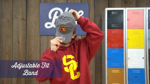 Gorra ajustable NCAA USC Trojans carbón talla única miniatura 7