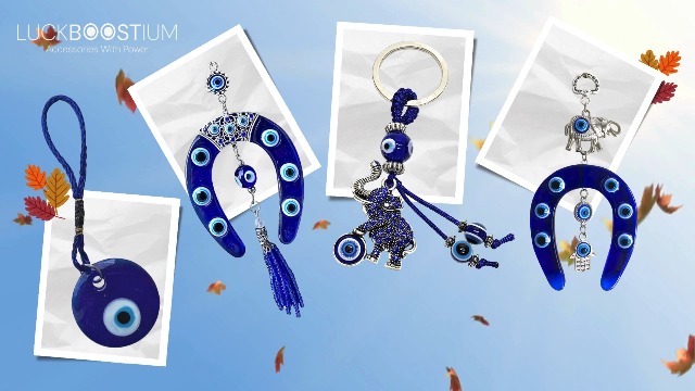 LUCKBOOSTIUM Evil Eye Charm for Good Luck & Protection Charm– Car