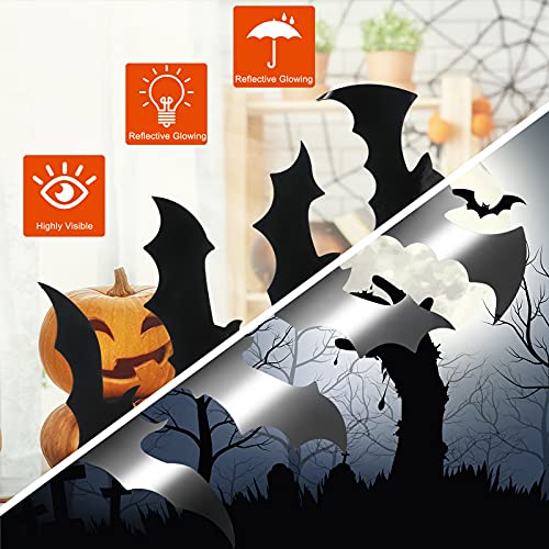 Imanes decorativos de murciélagos Halloween 28 piezas miniatura 3