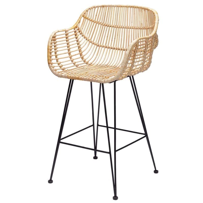 PACIFIC linea Chaise Oslo - Rotin/Métal