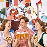 Oktoberfest Decorations Couple Photo Banner,Oktoberfest Party Supplies, Bavarian Style Backdrop Photo Booth Prop, Door Decor Supplies for Party, Festive Accessories - Image 5