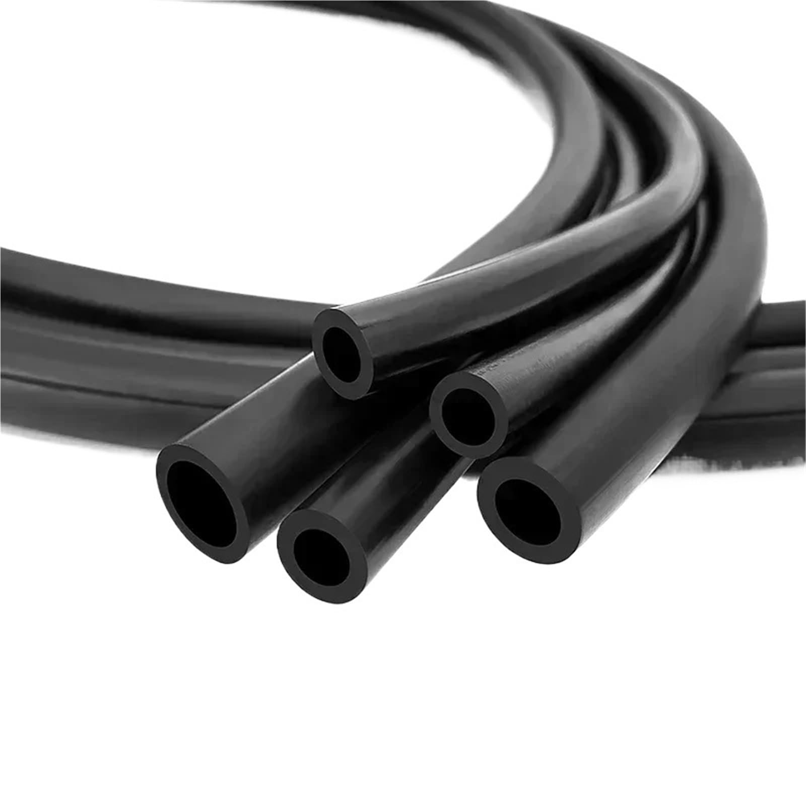 Manguera de goma negra 1/2/5M ID2/3/4/5/6/7/8/910/11/12/14/16/18mm Tubo Flexible for tanque combustible suave
