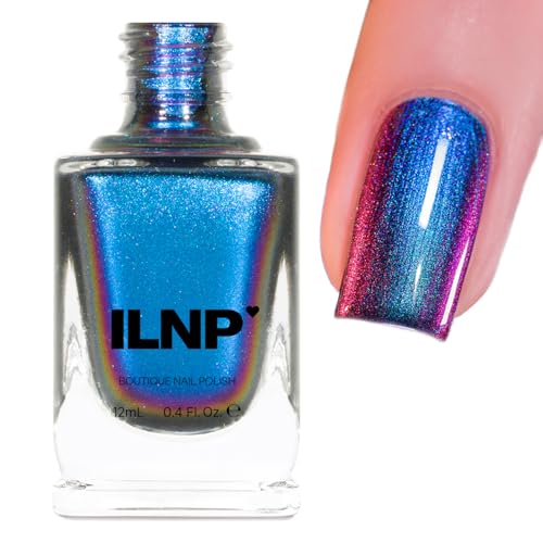 Image of ILNP Birefringence - Blue, Purple, Red, Green, Yellow, Orange Ultra Chrome Color Shifting Nail Polish