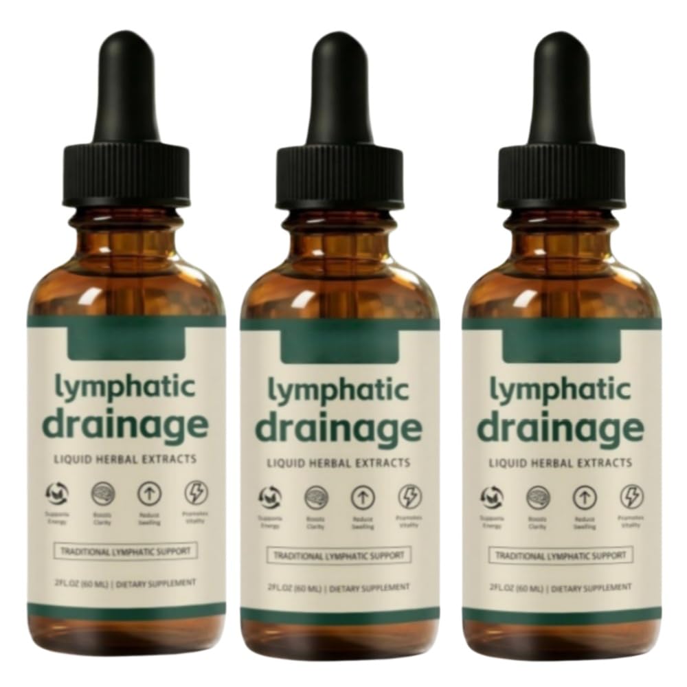 linfia drenaggio linfatico - rapide ed efficaci, per uomini e donne, 60 ml, favoriscono la salute generale e l'equilibrio idrico