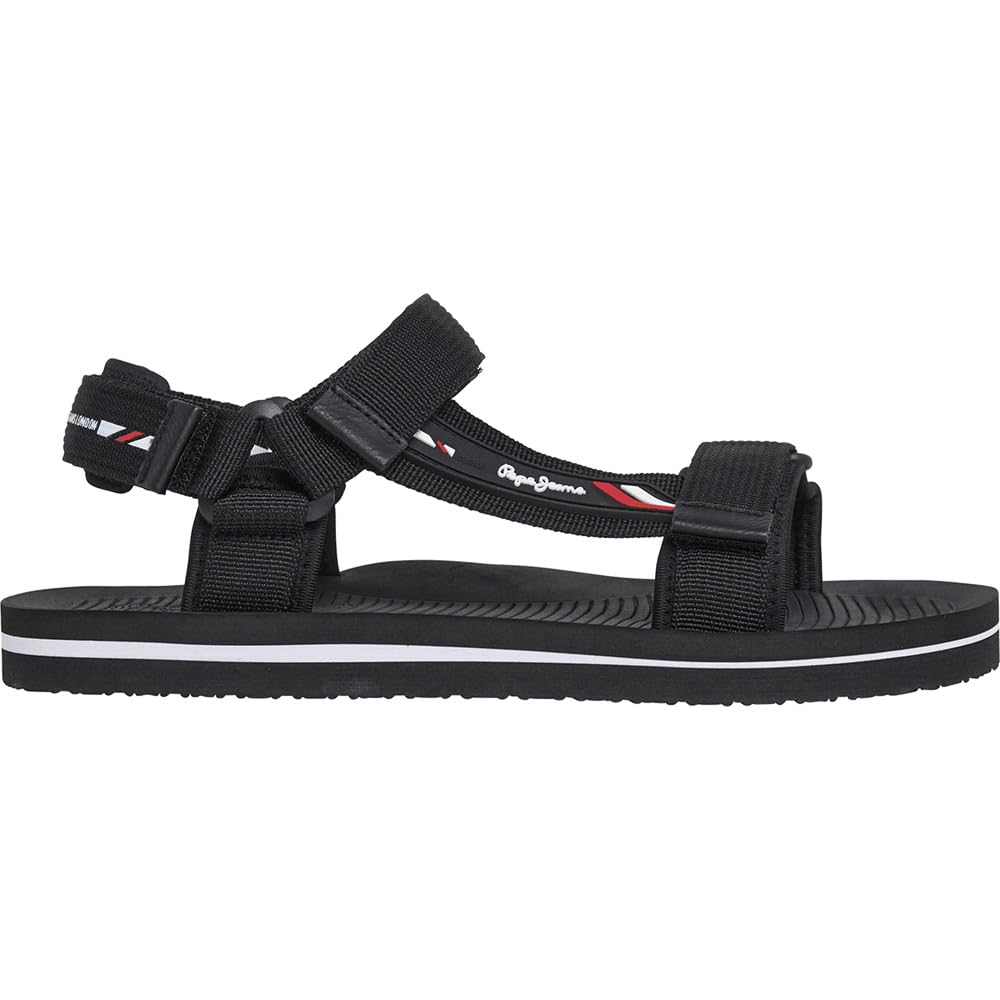Pepe Jeans Men's WEST SPORT Shoes, Black(BLACK), 12 UK