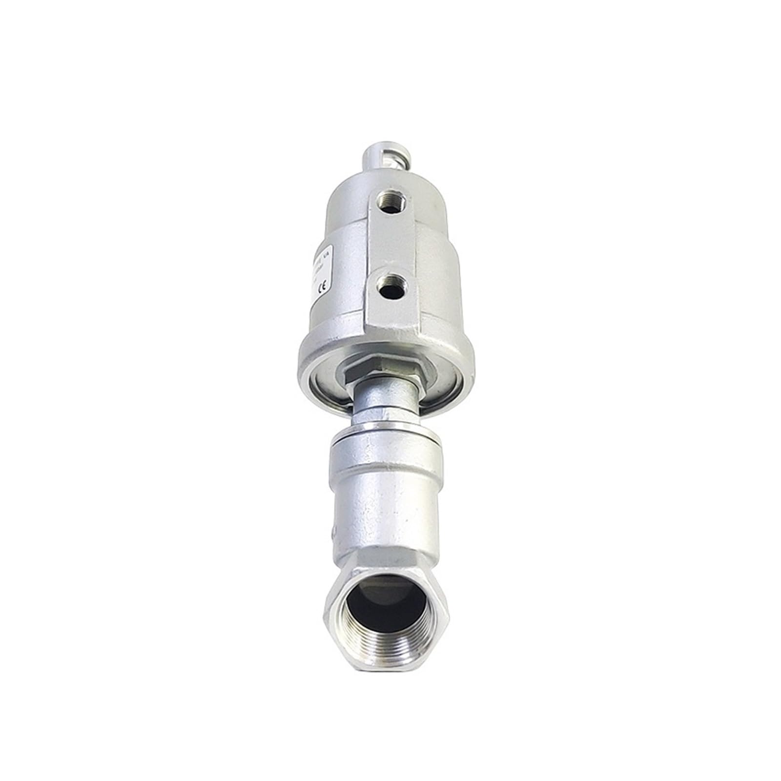 Valvola a sede angolare filettata pneumatica in acciaio inossidabile da 1-1/2 "Valvola a sede angolare filettata a e ad alta temperatura di tipo Y(Single acting)