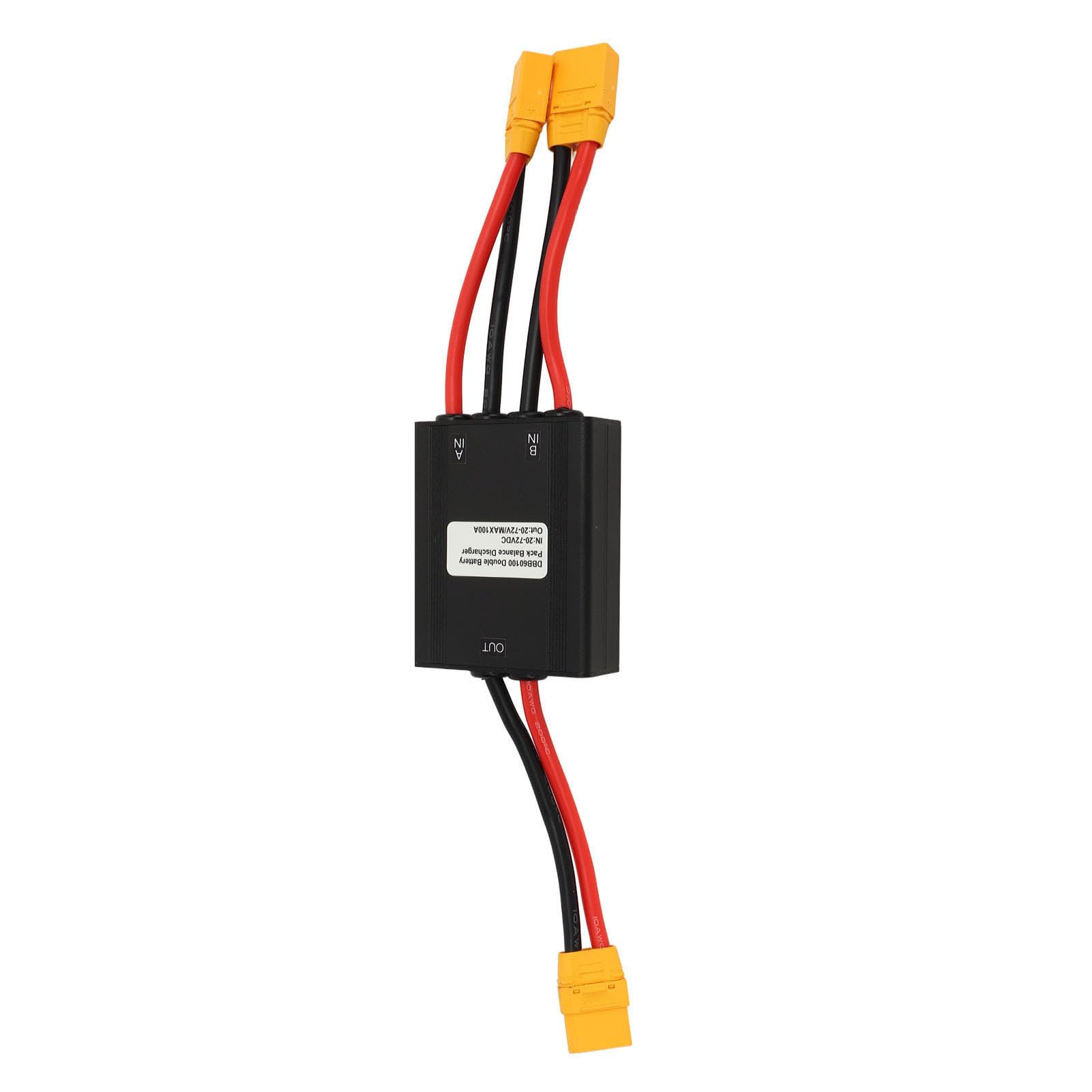 SUNGOOYUE Convertidor de Descarga de BateríA Doble Módulo Paralelo de BateríA Dual de 84 V Aleación de Aluminio Entrada de 40 V A 100 Salida de 40 A 120 120 A para Controladores de Bicicletas (100A)