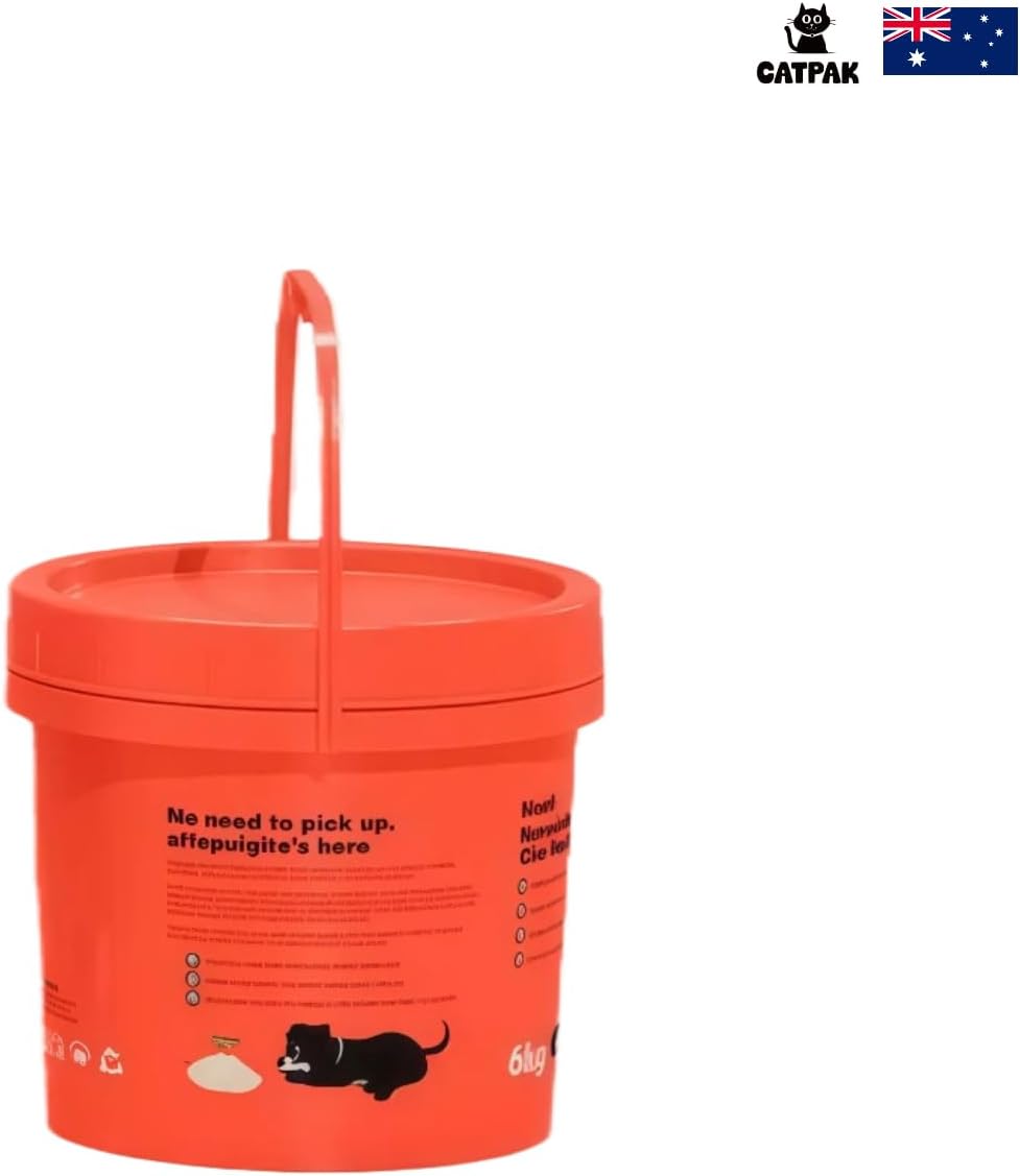 Waggle Dog Poop Powder - 13 lb, Natural Atapulgite Mineral, Sprinkle & Go Outdoor Dog Waste Absorbent & Odor Neutralizer, Biodegradable, Plastic-Free, for Yard, Walks & Travel (1)