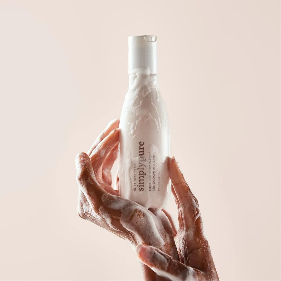 It Works! Simplypure Soothing Body Wash - Refreshing Cleanse, Deep Hydration, Botanical Bliss, Healthier-Looking Skin - 8 fl. oz. / 237 mL