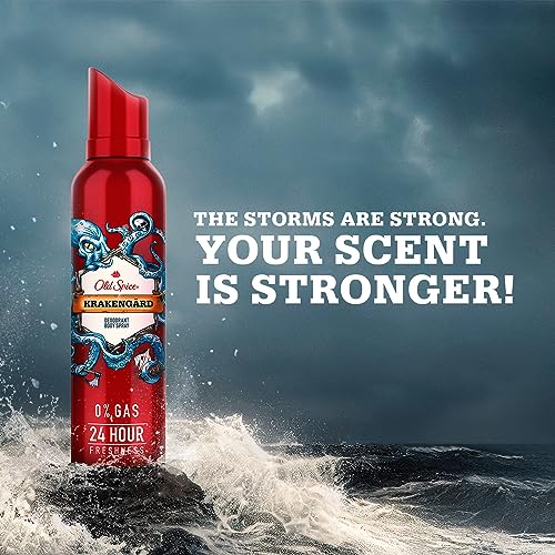 Image of Old Spice Aerosol No Gas Deodorant Body Perfume for Men Combo(Original, Lionpride & Krakengard), 140ml