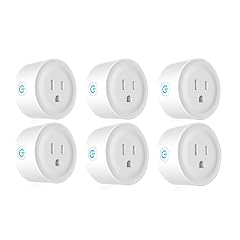 Deco Gear 6 Pack WiFi Smart Plug Compatible with Amazon Alexa Google Home Control Appliances and Electronics from