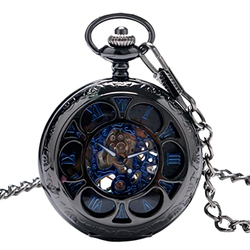Montre de poche mécanique rétro pour homme à offrir en cadeau de mariage ou d'anniversaire