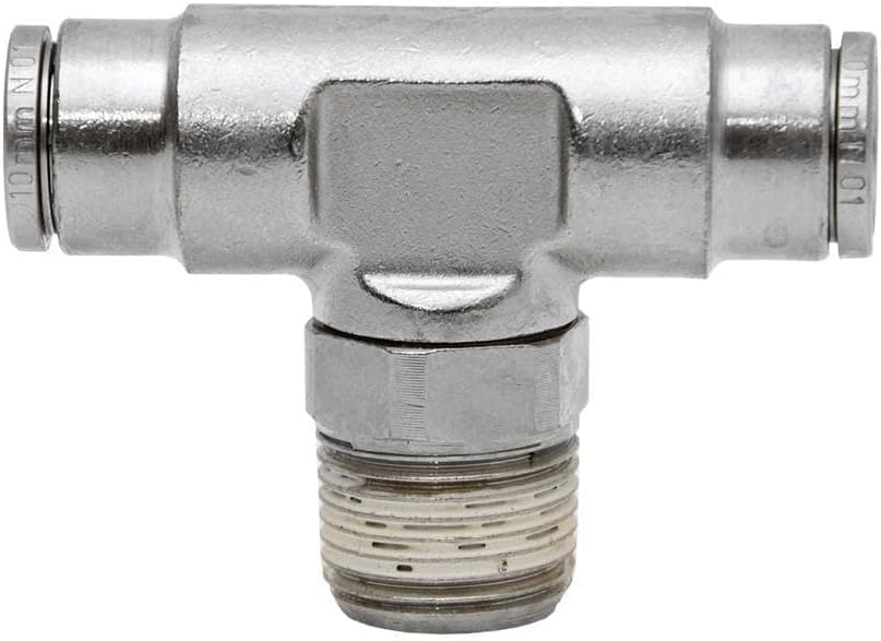 Connection "T" pipe 10 mm, plug 3/8 inch