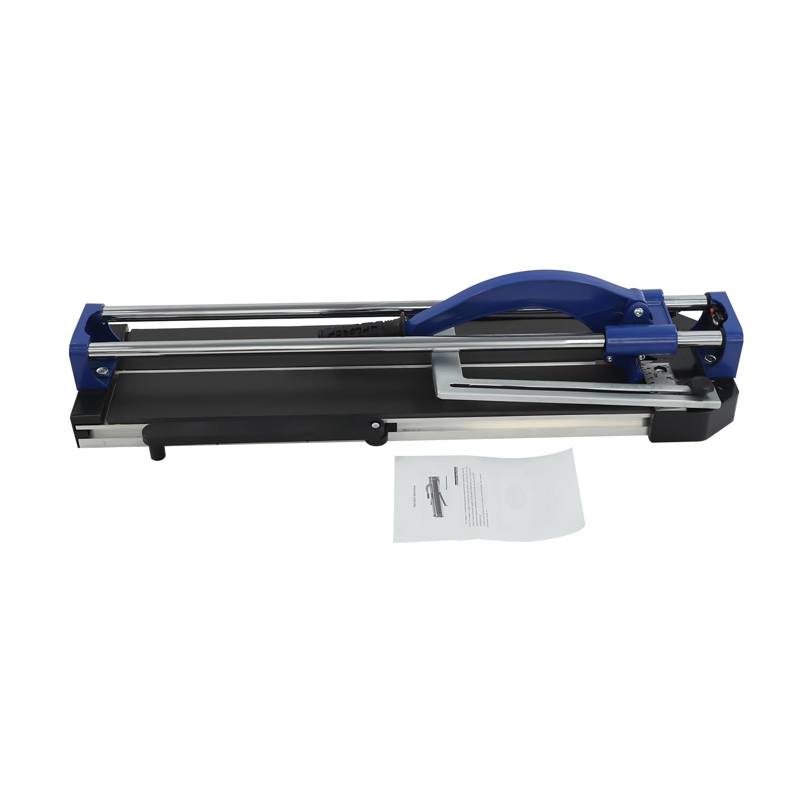 Cortador manual de azulejos con riel guía de doble pista, posicionamiento por infrarrojos, regla ajustable para bricolaje e instalación profesional