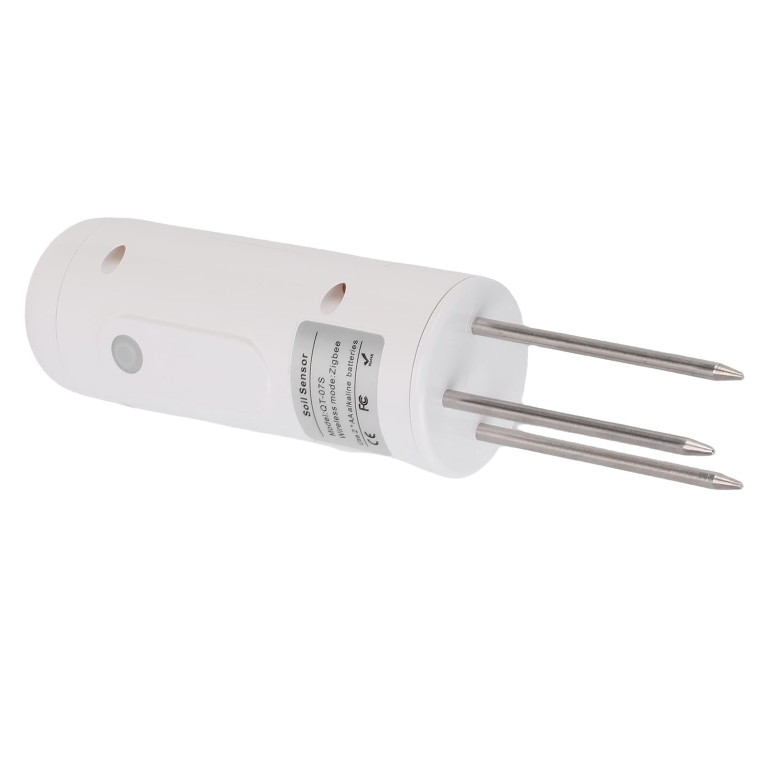 YUYTE Bodenfeuchtemessgerät und Thermometer für Pflanzen, Edelstahlsonde