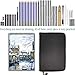 Sketch Pencils Set with Sketchbook, 41-Piece Professional Drawing Set and a 50-Sheet Pad for Kids, Teens And Adults, Complete Artist Kit Includes Pencils, Erasers, Pastels, A Handy Case etc.