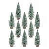 WINOMO Mini Sneeuw Vorst Bomen Mini Kerstboom Winter Sneeuw Ornamenten Desktop Miniatuur Pijnboom Kunstmatige Kerstboom…