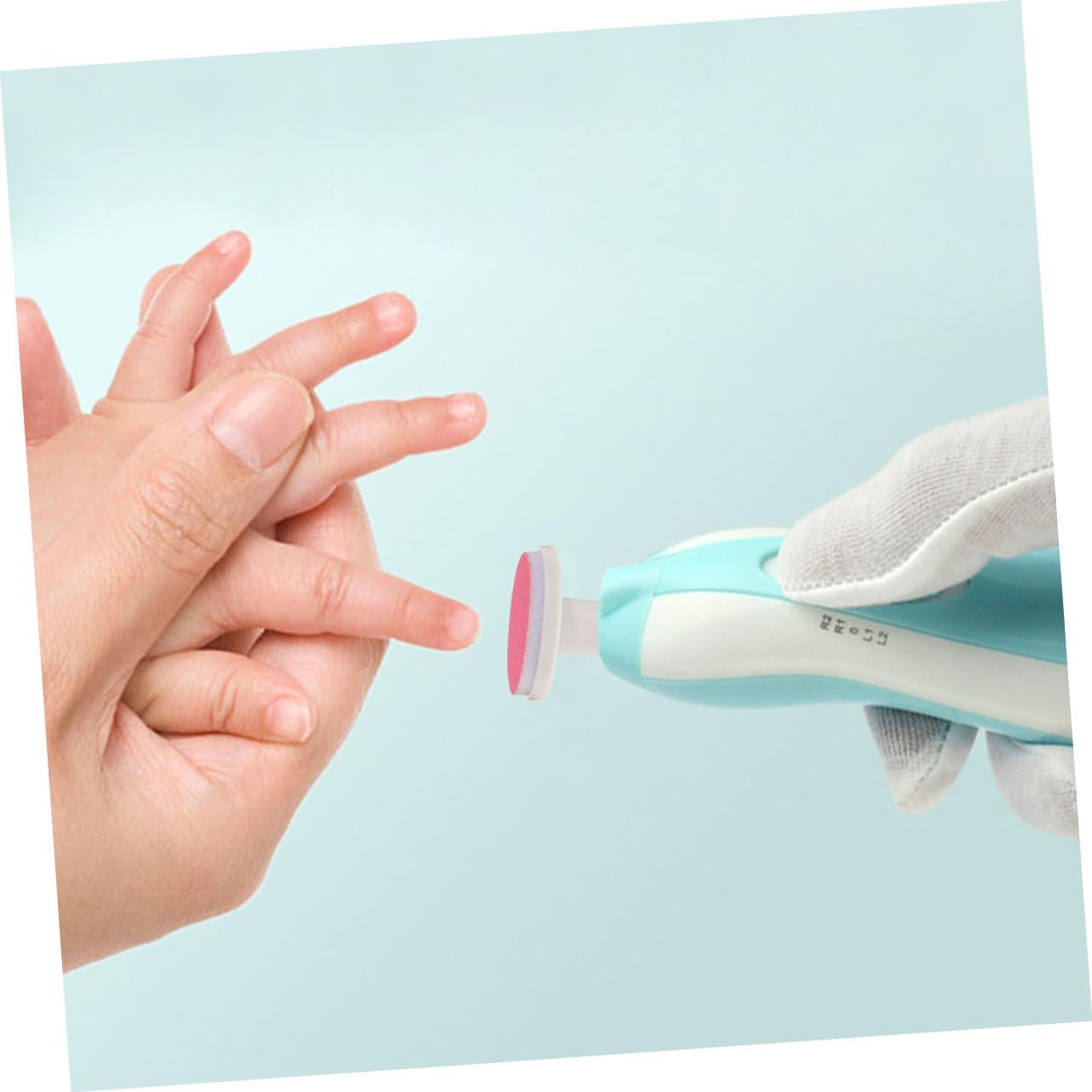36pcs Nail Grinding Electric Nail Trimmer Replacement Pads and Ergonomic Design for Parents