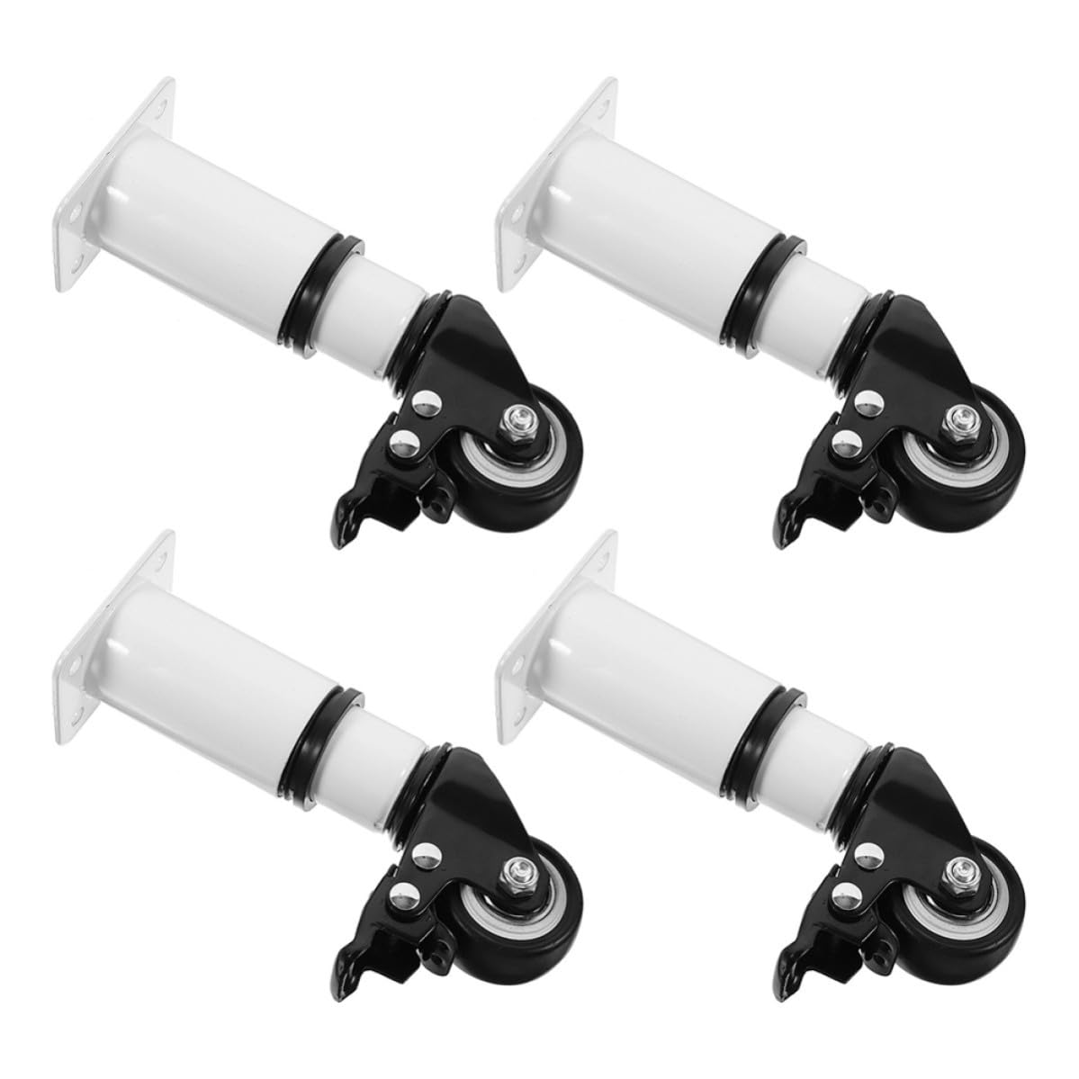 Pieds réglables en acier résistant pour corriger les sols inégaux et déplacer un lit lourd