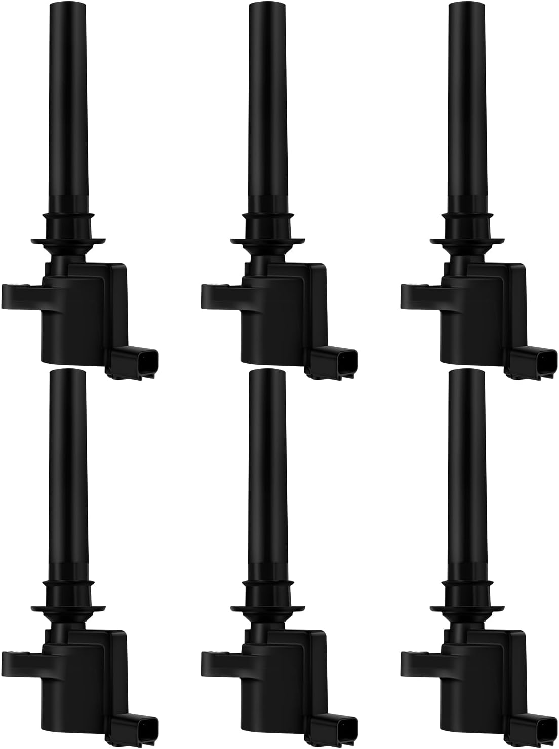 ECCPP Ignition Coil Pack DG500 Set of 6 Fit for Ford Escape,Five Hundred, Taurus, for Mazda Tribute, for Mercury Mariner, Montego, Sable 2001 2002 2003 2004 2005 2006 2007 2008 3.0L V6
