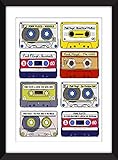  Pink Floyd Albums - Retro Cassette Artwork - Ideal Gift for Pink Floyd Fan/Ungerahmter Druck