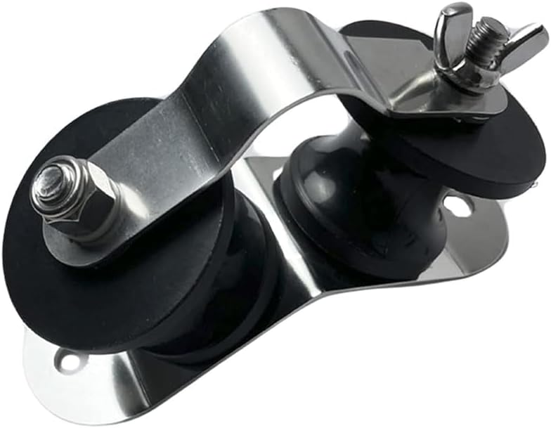 MARINE CITY Black Environmental Friendly Bow Roller Large Platform for Bow Anchor Roller Holder Replacement Bow Roller for Marines Boats Yachts Kayaks